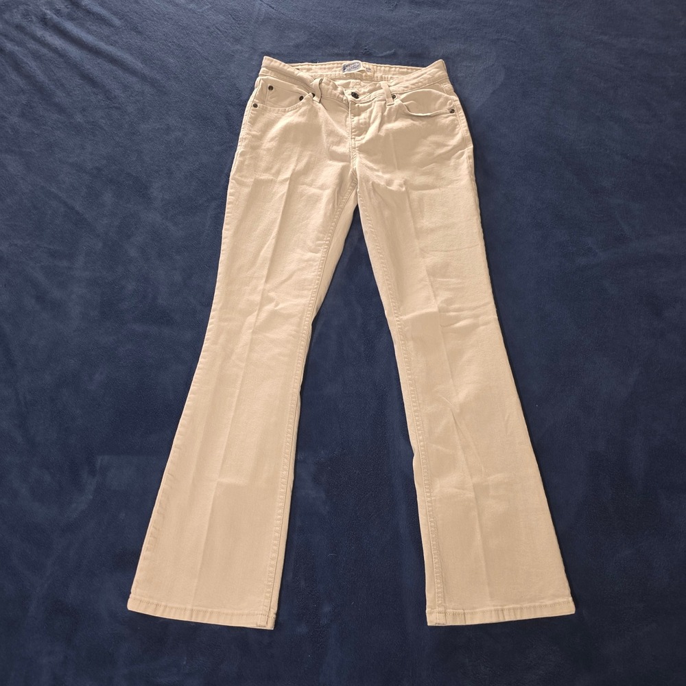Signature by Levi Strauss & Co Womens Bootcut Tan Jeans Khaki Size 4M